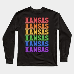 KANSAS COLORFUL PARADISE Long Sleeve T-Shirt